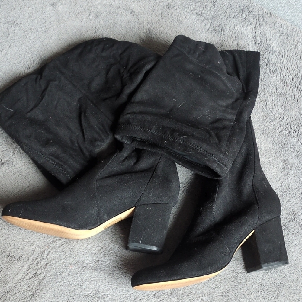 Black Over The Knee Boots